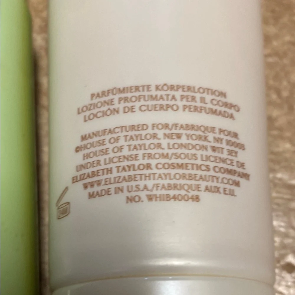 White Diamonds Body Radiance Lotion Elizabeth Taylor